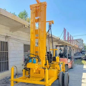 Dual function water gas rock drilling water well drilling rig