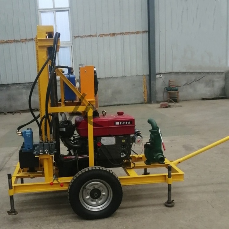 22HP 150m Small Portable Water Well Borehole Drilling Rig cheap borehole drill rig machine For Sale