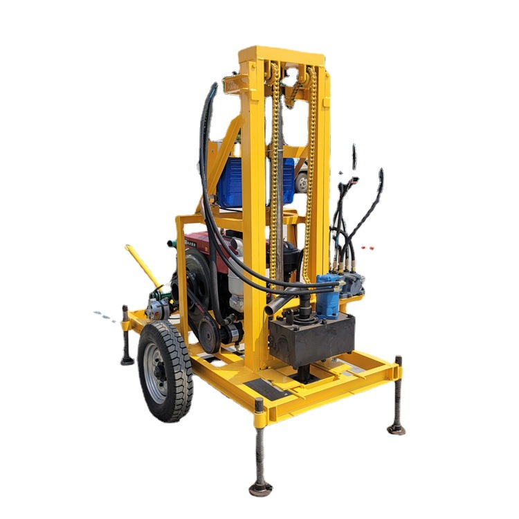 water well drilling rigs/Hydraulic diesel Well drilling rigs/28 HP Water Well Drilling rigs/mine deepwell borehole machines