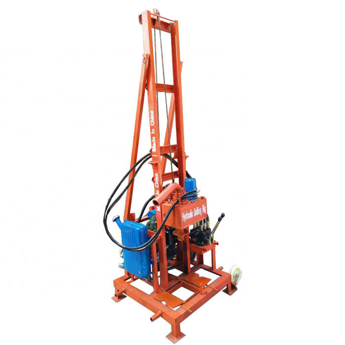 Home Use Small 100m water well drill 42mm 50mm drilling rig easy to operate drilling rig