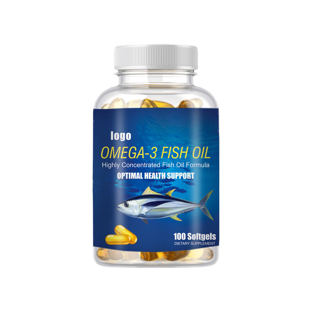 OEM Omega 3 6 9 Fish Oil Halal1000mg Wholesale Fish Oil Softgel