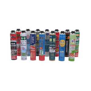 750ml Pu Foam Spray Bulk For Concrete Construction Caulking Pu Foam For Doors And Windows