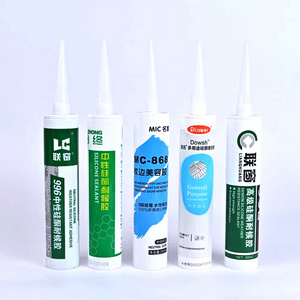 Weather Resistant Tube Sausage Drum Silicone Sealant for Window Glass Eco-friendly Customized Package High Quality Waterproof