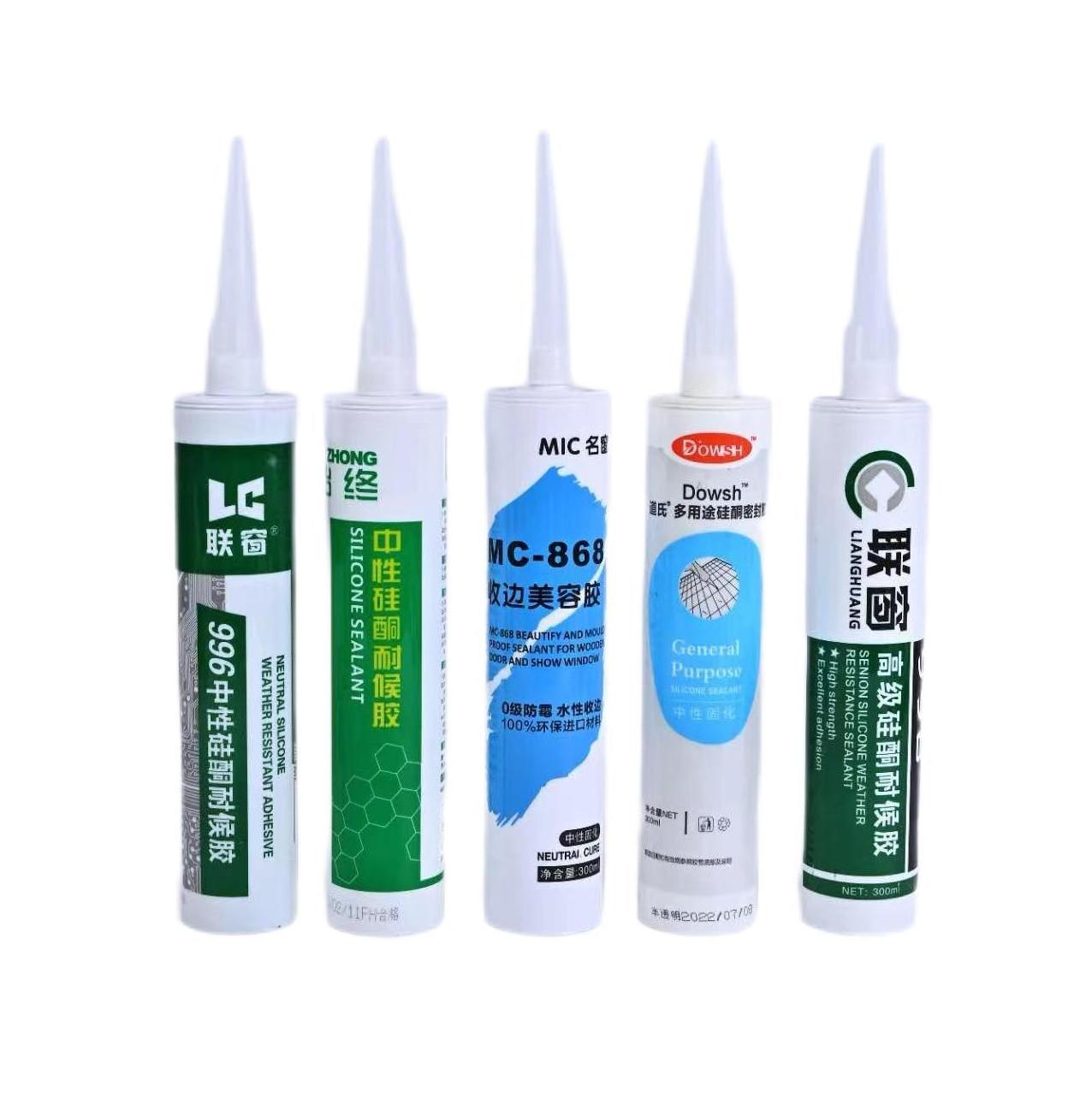 High Performance 100% RTV Silicone Adhesive Sealant Fast Cure Multi-Purpose Product