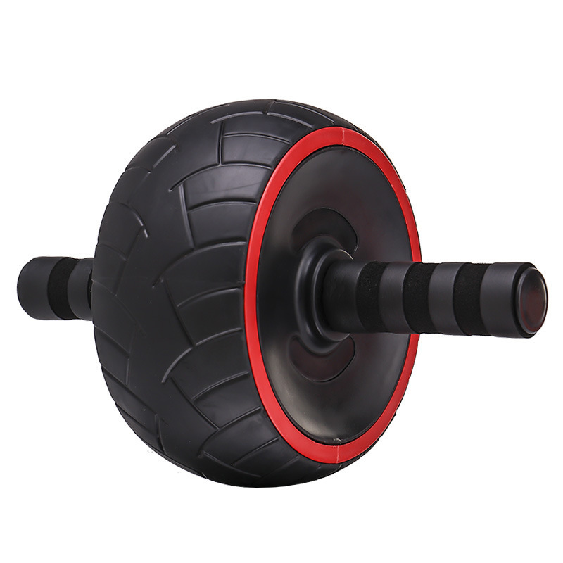 Round silent belly wheel home sports fitness rubber roller abdominal muscle wheel belly roller