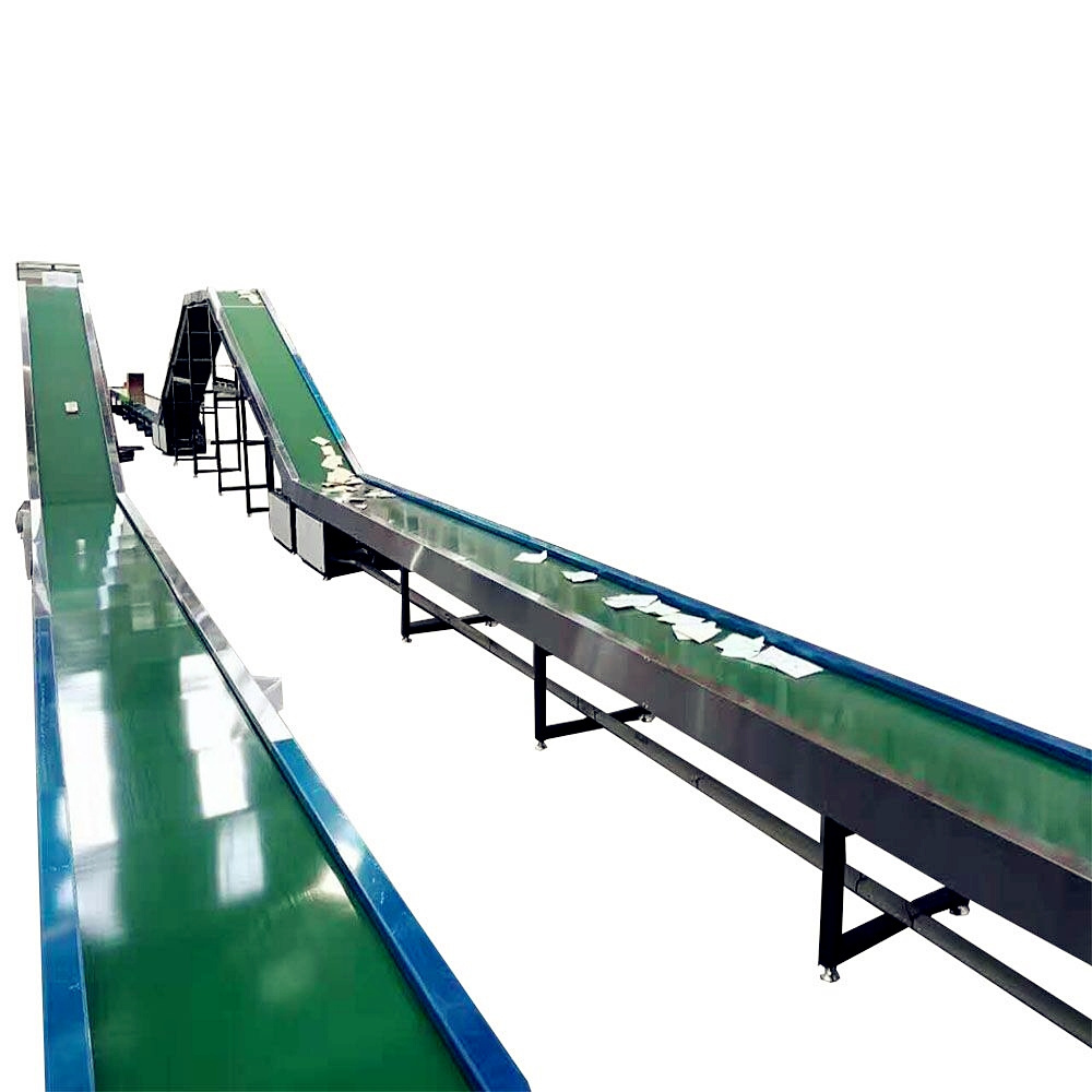 Industrial Flat Belt System Machine Cargo Grain Curve Straight Types Of Grip Pattern Modular Plastic Pvc Belt Conveyor