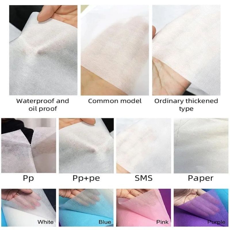 20GSM\/25GSM\/50GSM Bed Sheet PP Spunbond Non Woven for  Red Blue Dot & Cross Disposable Nonwoven Fabric