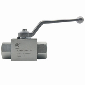 NPT 1/2 DN13 2 way female high pressure  ball valve