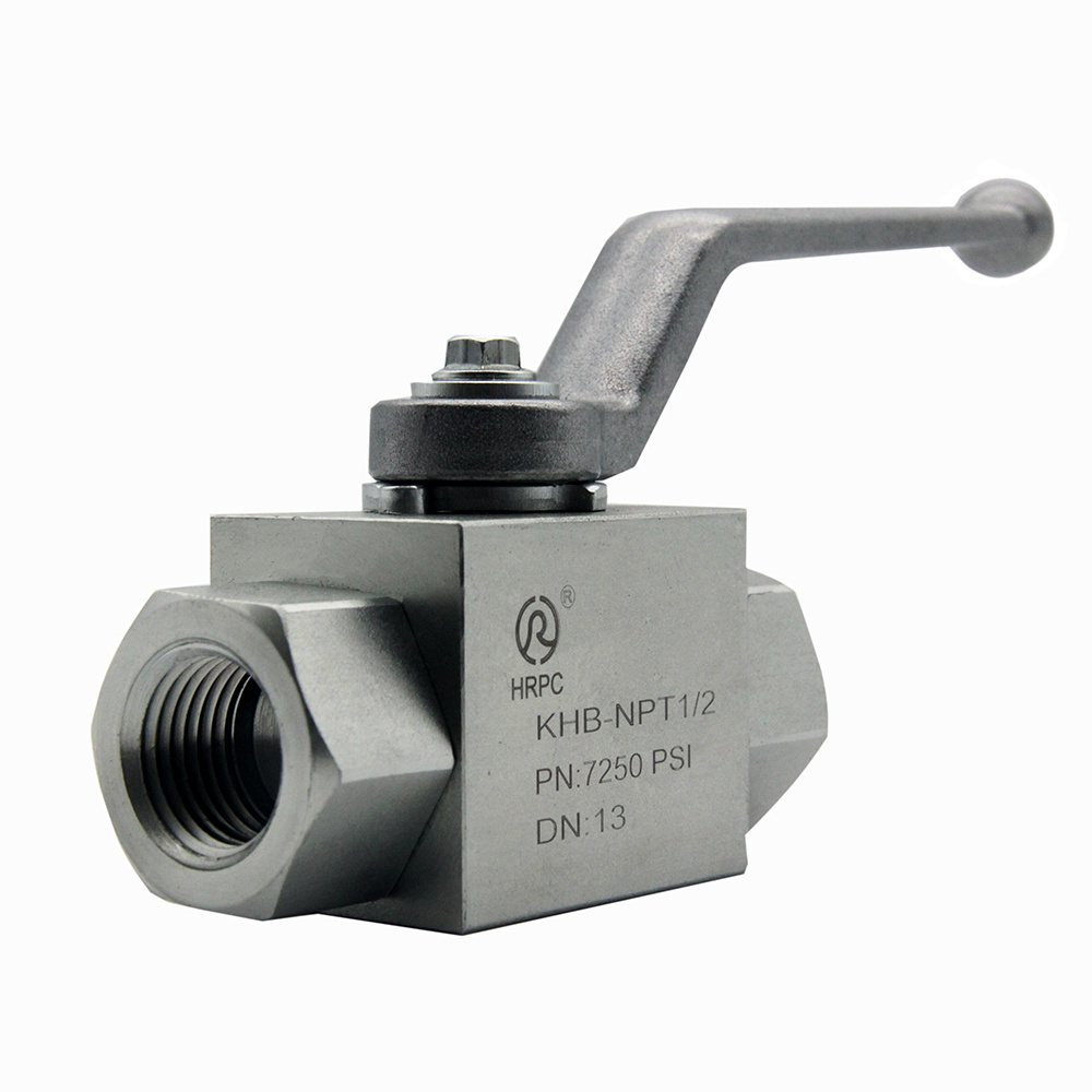 NPT 1/2 DN13 2 way female high pressure  ball valve