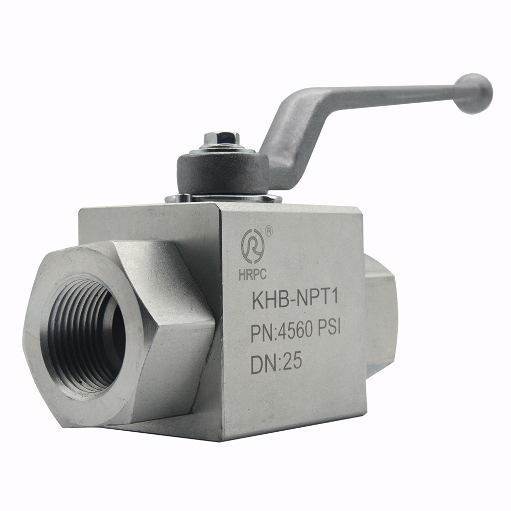 NPT 1/2 DN13 2 way female high pressure  ball valve