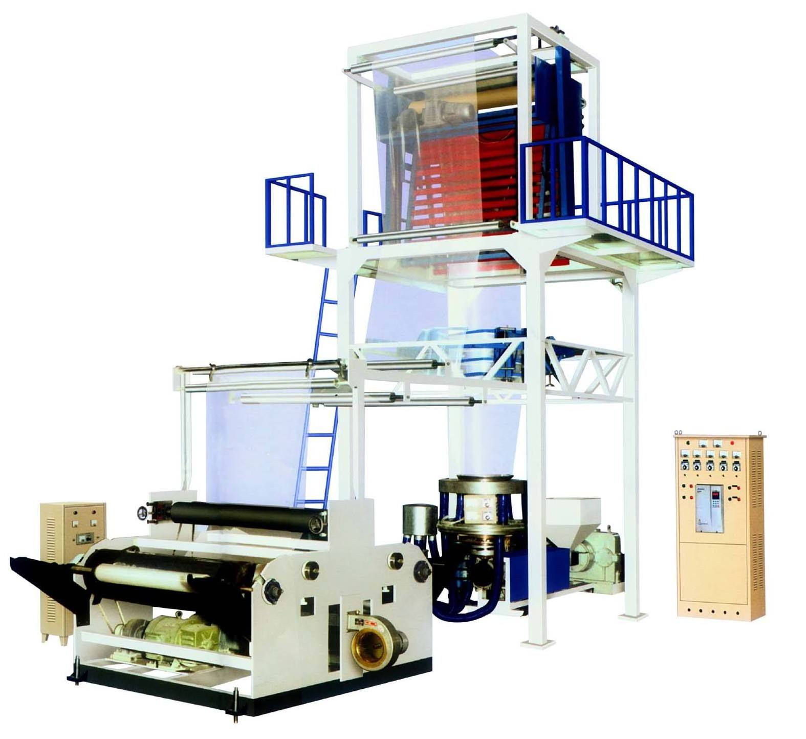 SJ 45 50 55 60 Plastic Polyethylene Plastic Bag Film Making Machine PE Film Blowing Machine