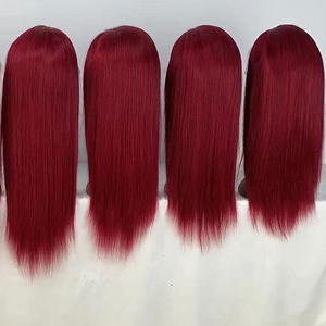 Wholesale 26 Inch Wigs Human Hair Lace Front Straight Wave 13x4 Lace Wig Human Hair wigs