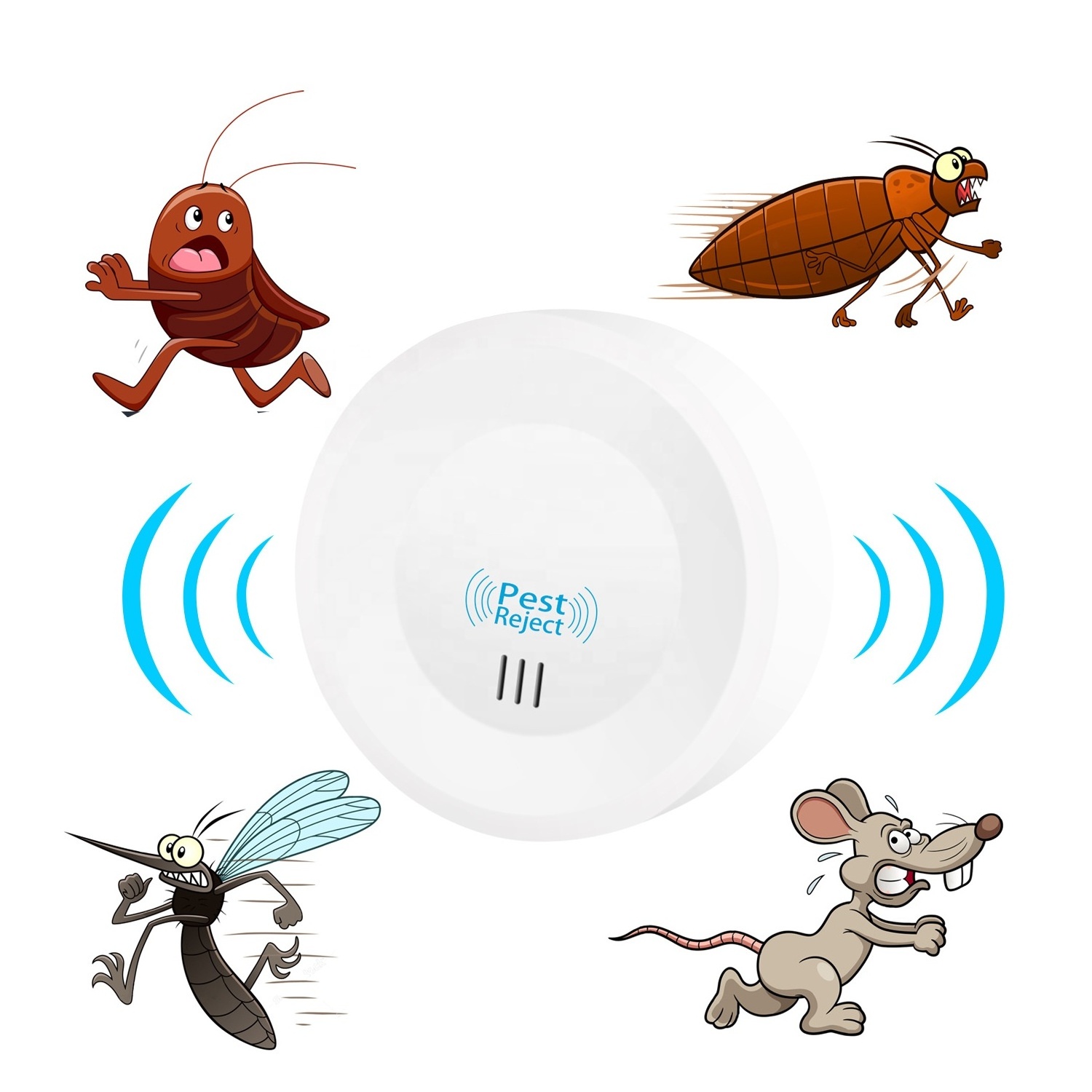 Smart Home US UK EU Plugs Mosquito Killer Insect Repellent Electronic Ultrasonic Pets Reject Mouse Anti Rodent Bug