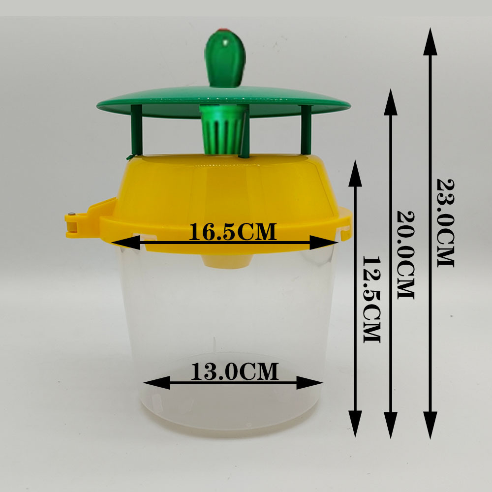 Mini Square Plastic Fruit Fly Trap Bottle with Target Lure Eco-Friendly Material for Mosquito Control on Farms Solid moth trap