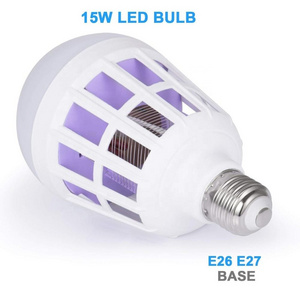 Bug Zapper Bulb E26 120V 12W Zap Wasp Bug Mosquito Zapper LED UV Light Flight Mosquito