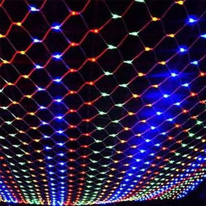 Waterproof Outdoor wedding led party birthday decoration wall backyard christmas led net lights