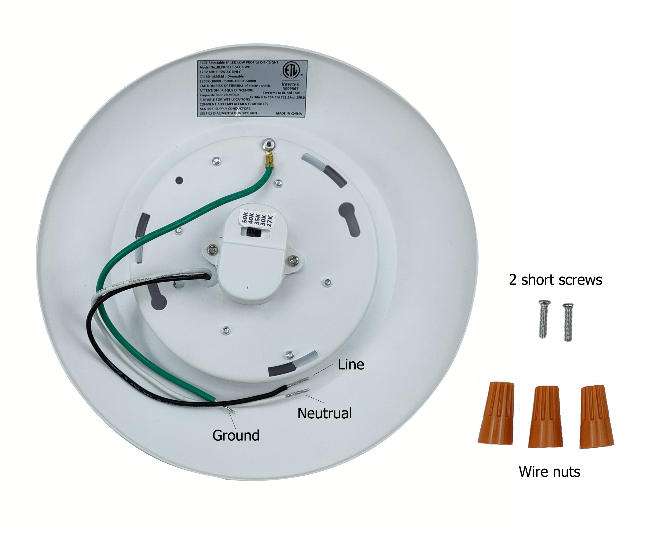 Dimmable LED Disk Light 6