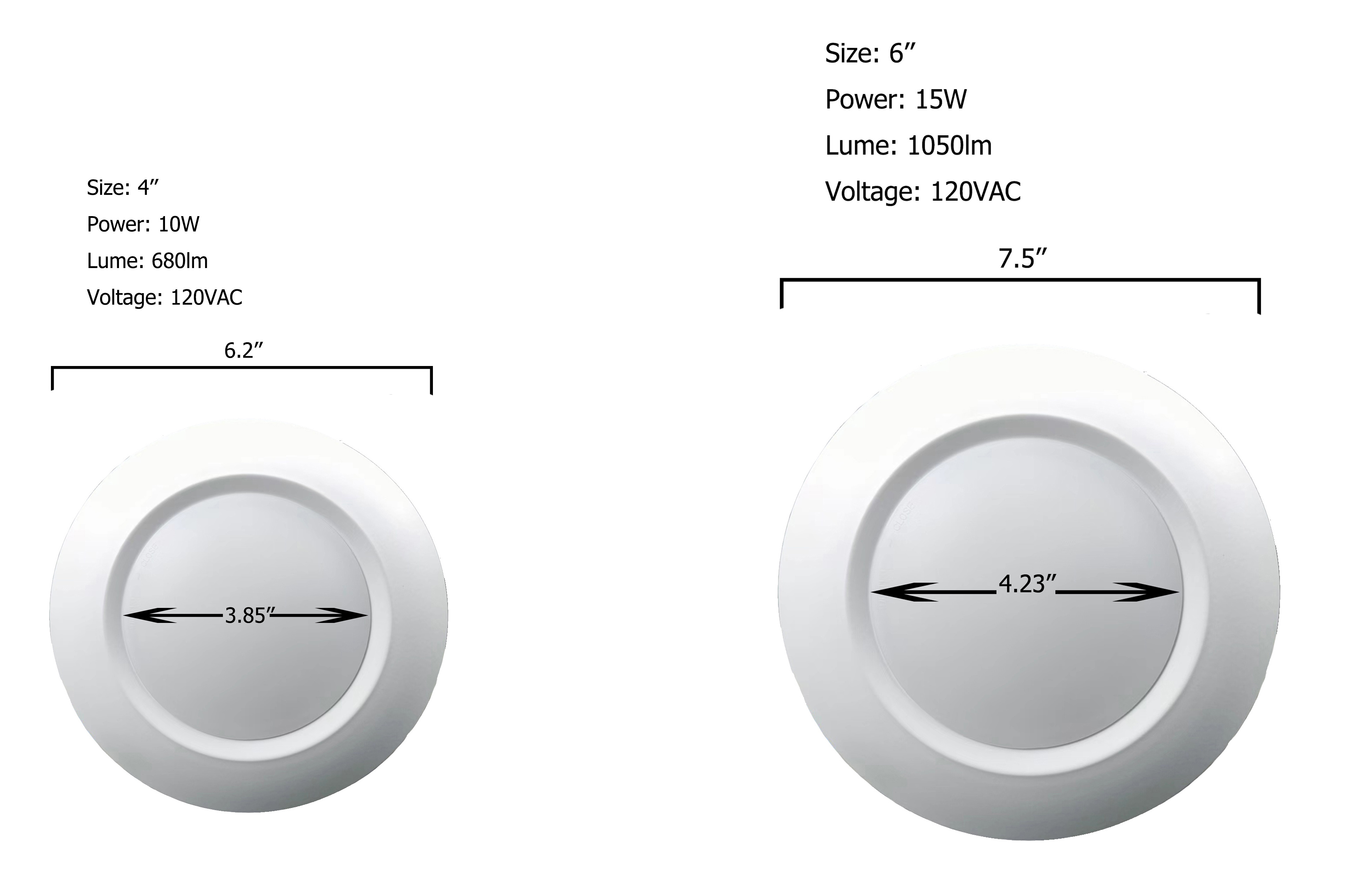 Flesh mount ceiling surface low profile ETL Nickel led dimmable led disc round  flush mount home lighting round disc light