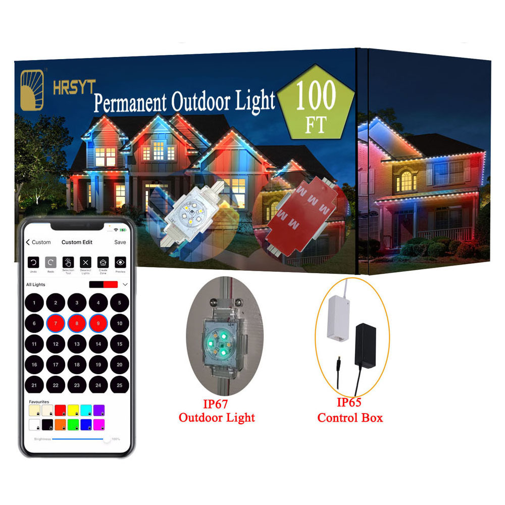 Outdoor Smart Rgbic Led Permanent Outdoor Lights