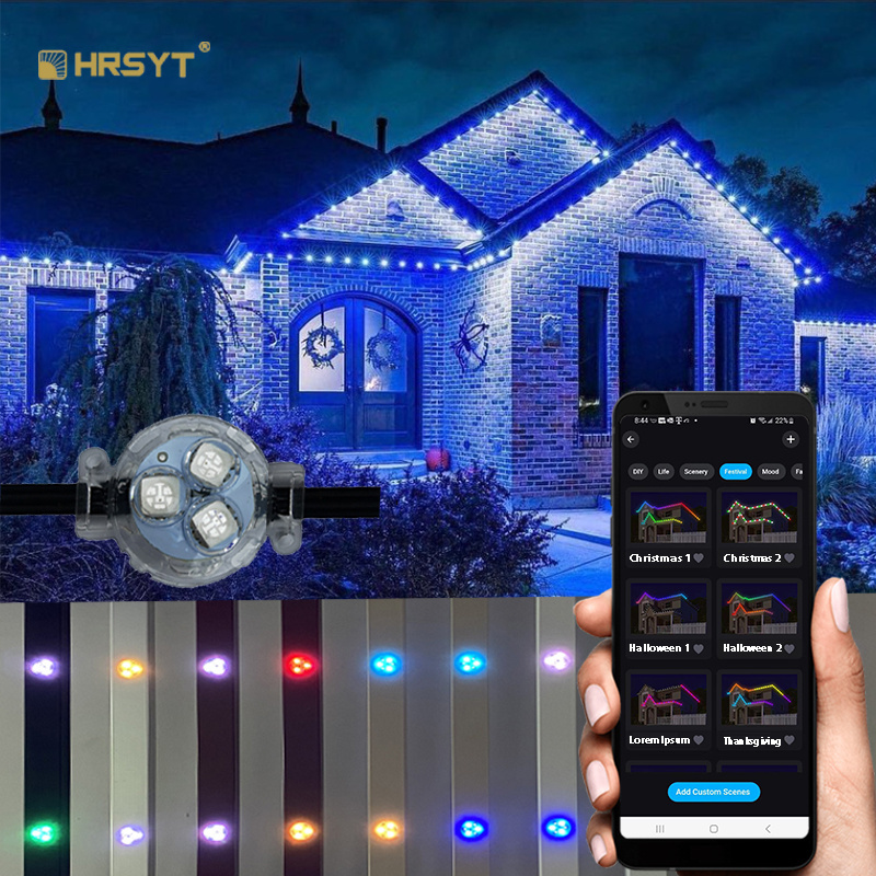 Hot Sale point Lighting 30mm 12v IP68 outdoor permanent christmas holiday led 2811 RGB RGBW led pixel point lights