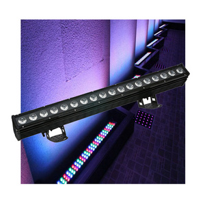 Hot Sale  Aluminium Housing Outdoor Waterproof Wall Wash Lighting DMX512 RGBW 18W 24W Led Wall Washer