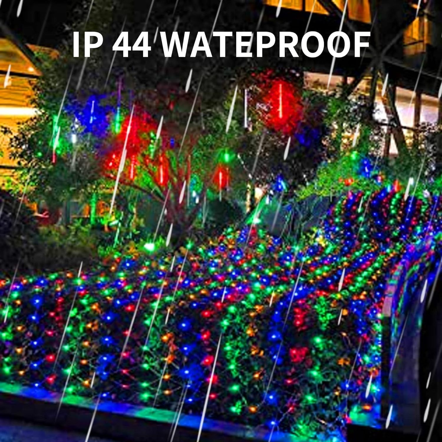 Waterproof Outdoor wedding led party birthday decoration wall backyard christmas led net lights