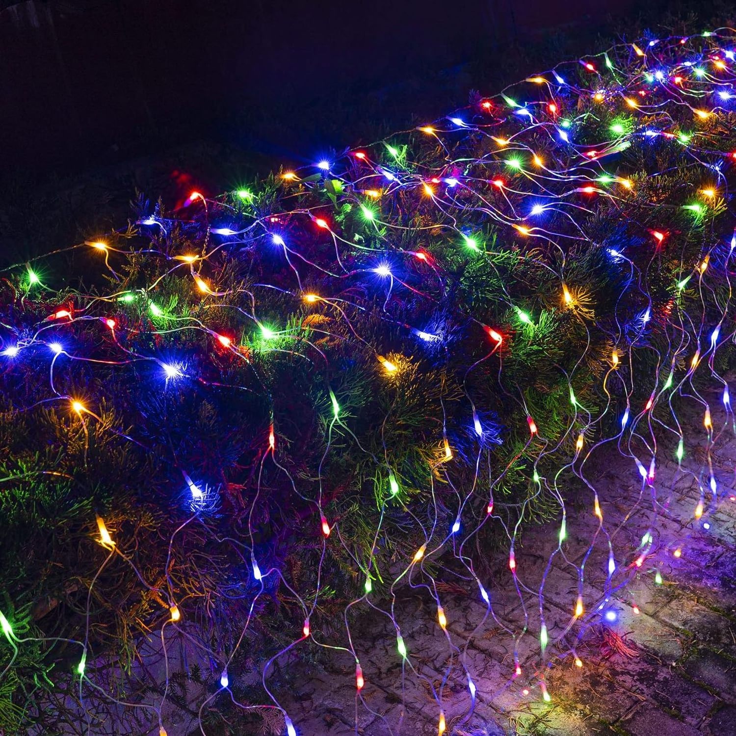 Waterproof Outdoor wedding led party birthday decoration wall backyard christmas led net lights