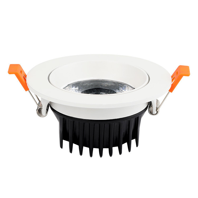 New commercial 5w 7w 12w 15w 20w 24w 30w slim adjustable dimmable downlight 3w led wall washer spotlight