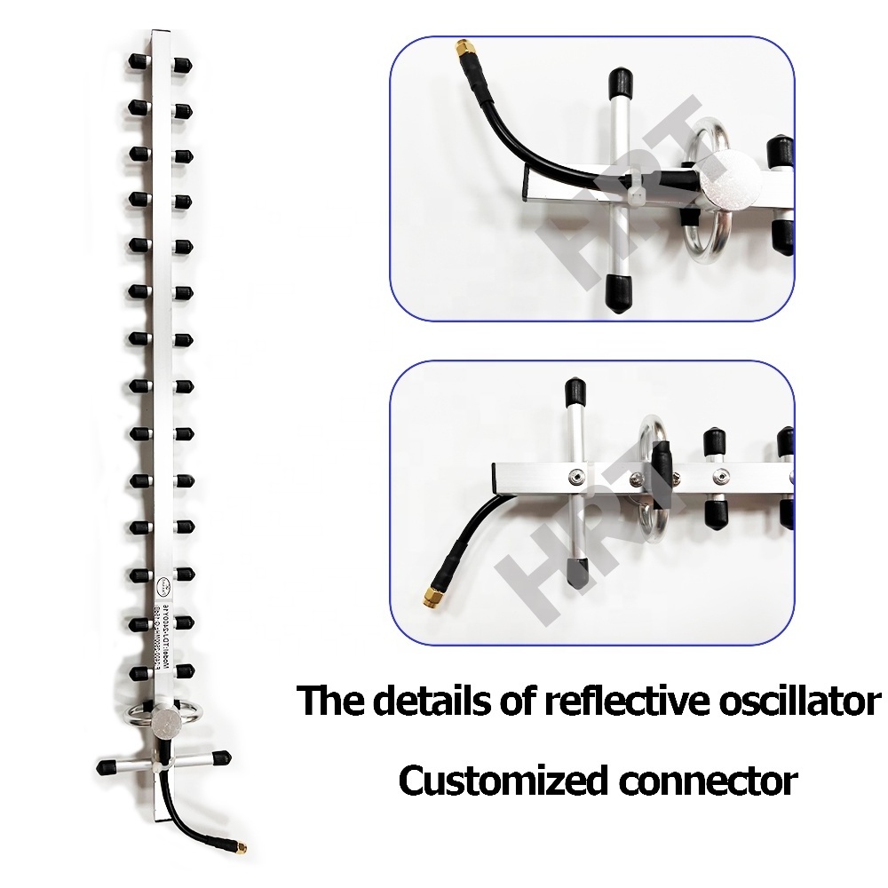 15dbi 2400-2500MHz high gain 2.4G outdoor Yagi communication antenna with customized connector