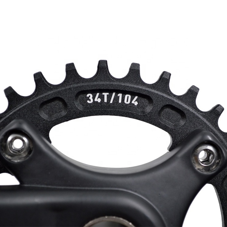 Cycle parts BCD104 narrow wide bicycle chain ring 30-38T mountain bike single speed crankset