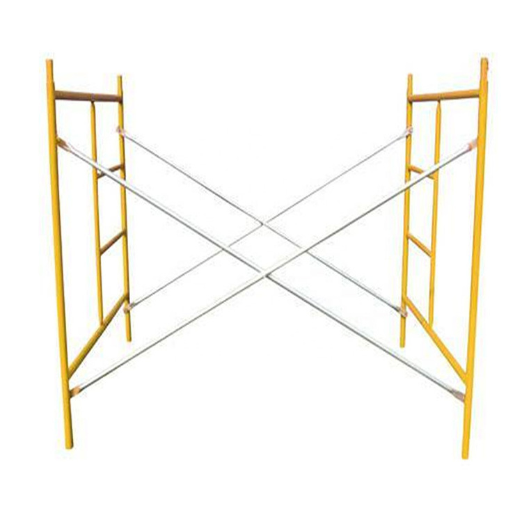 heavy duty h frame scaffolding mason system construction door steel scaffold frame tubular steel frames