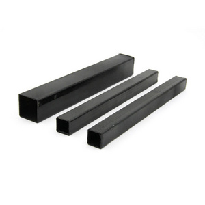 Hot Rolled black steel square tube/rectangular hollow tubular carbon steel pipe