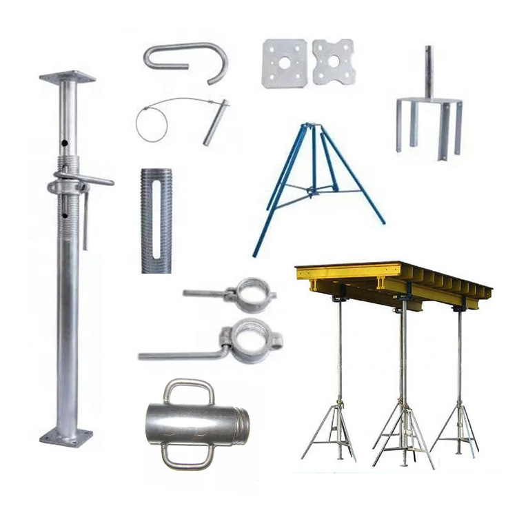 Adjustable Steel Post Shore Scaffolding Shoring Props jack Post Shore frame scaffolding metal acrow props