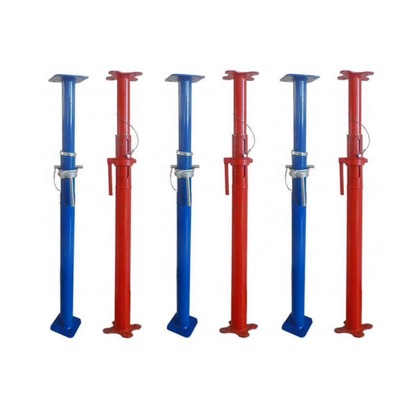 Formwork adjustable telescopic support steel scaffolding shoring system prop push pull props brace