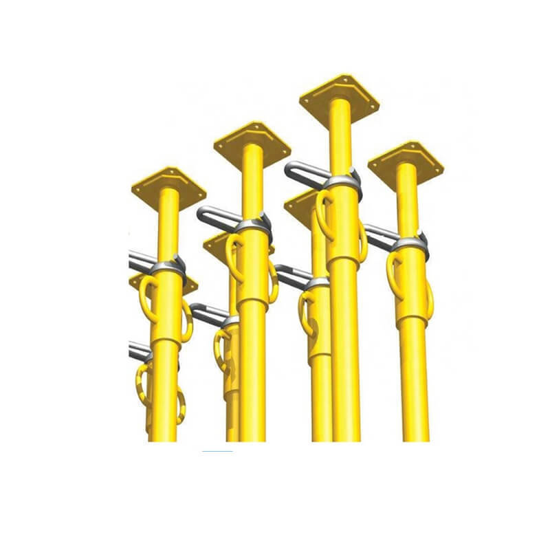 Formwork adjustable telescopic support steel scaffolding shoring system prop push pull props brace