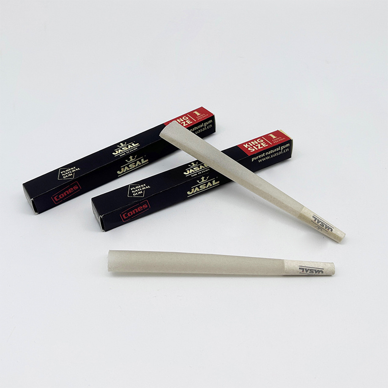 New product 100% natural organic hemp rolling rice paper pre rolled cones with custom logo for smoking