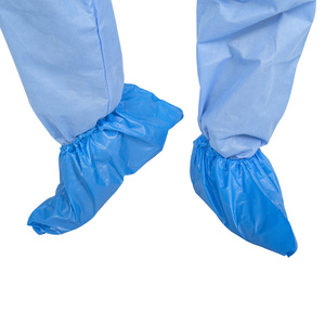 Disposable plastic shoes Cover PE CPE Medical Non Slip boot Covers OEM