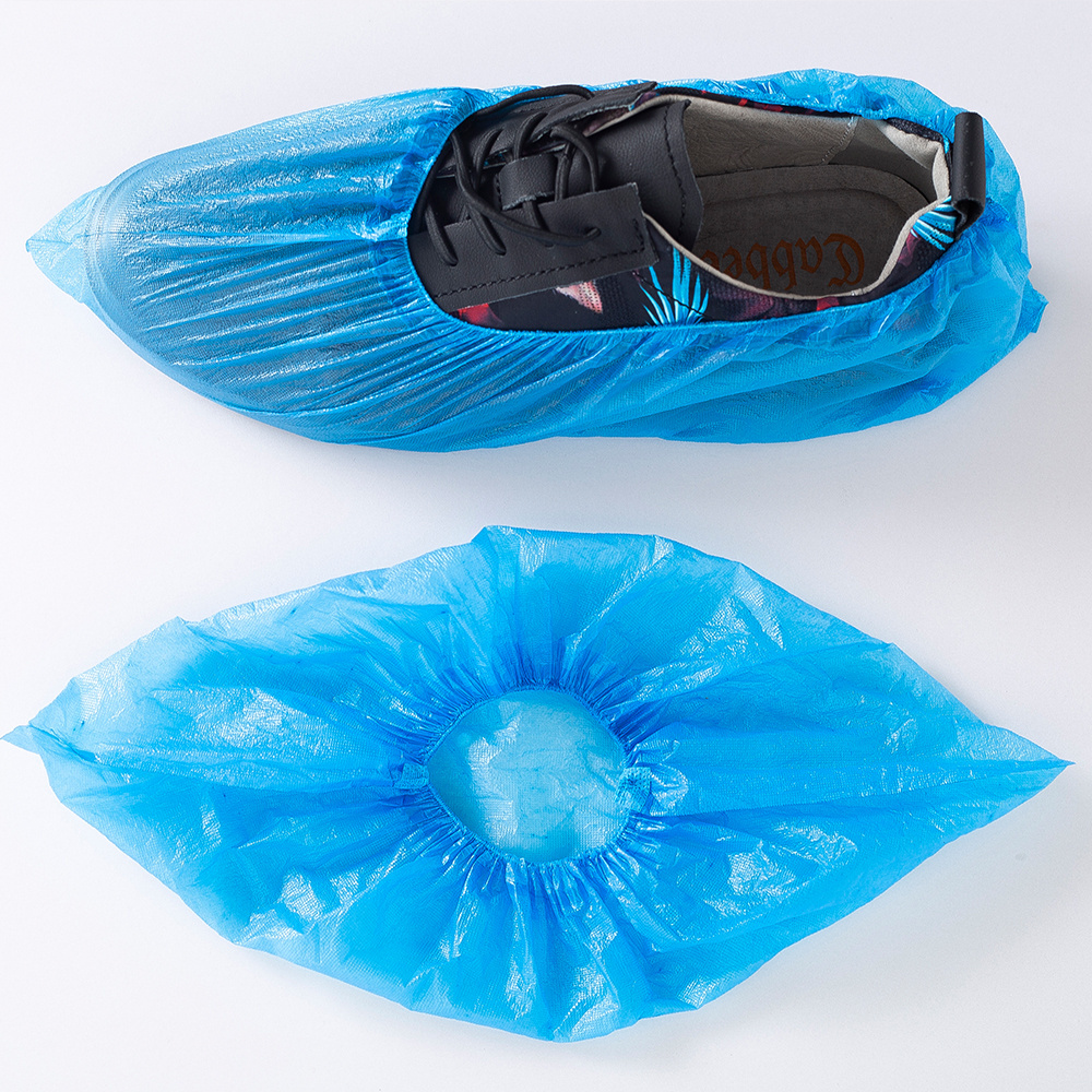 Disposable Shoe Covers Non-slip plastic Boot Covers for Construction Home Office Indoor Floor Carpet Protection OEM