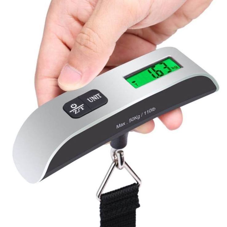 Popular Products 50kg Hang Scale LCD Display Electronic Travel Hanging Weighting Portable Digital luggage scale shipping scale