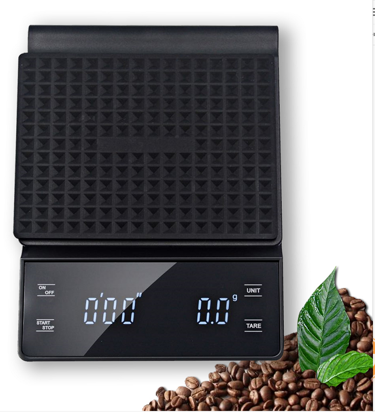 Most Popular New Popular  with Timer Function 3000g 0.1g Digital Coffee Scale Electronic Scale Kitchen electron scale