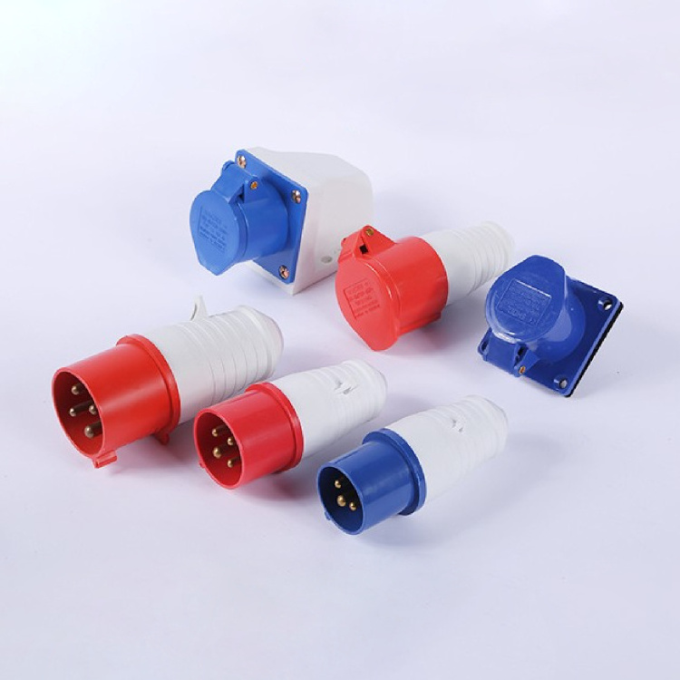 Industrial Electrical Plug Manufacturer Reefer Container Angle Socket for Various Electrical Applications