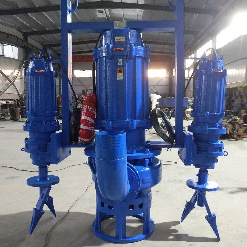 automatic Water cement suction hydraulic vertical sand sewage motor centrifugal submersible slurry pump with agitator