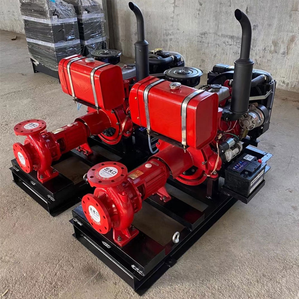 High pressure automatic horizontal supply centrifugal delivery machine water Diesel engine fire pump with agriculture irrigation