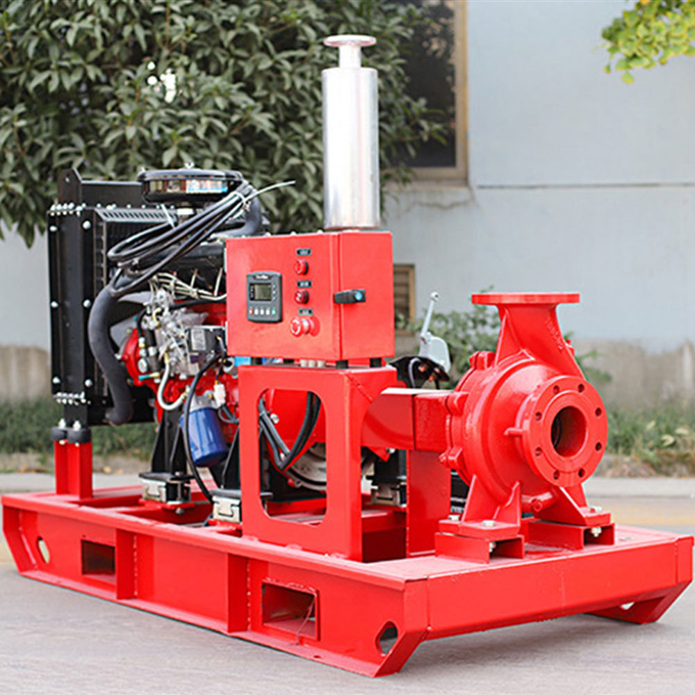 High pressure automatic horizontal supply centrifugal delivery machine water Diesel engine fire pump with agriculture irrigation