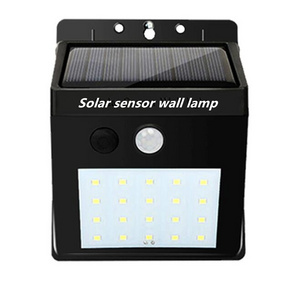 Wireless 3W IP65 Waterproof Solar Powered Motion Sensor 20LED Garden Lights Detector Lamps Solar Power Led Wall Light