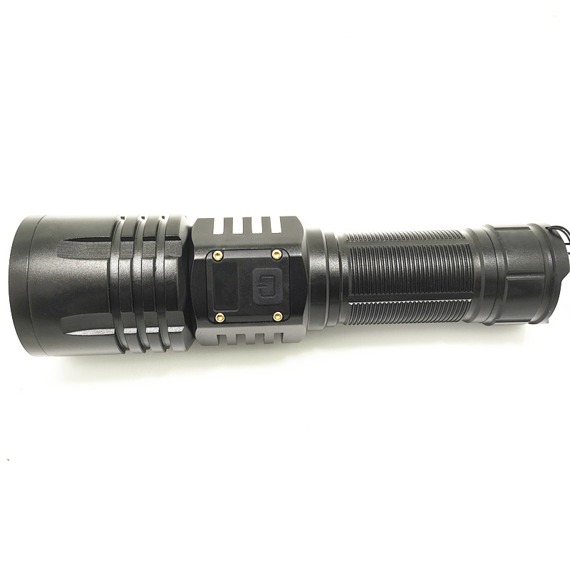 30W LED Long Range  Flashlight Three Gears Smart Digital Display 3000Lumens Flashlight Type-C Support Output Camping Light