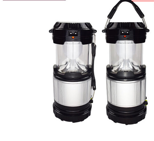 rechargeable camping lantern Solar power AC Charger USB power bank High bright hand bar solar led lantern