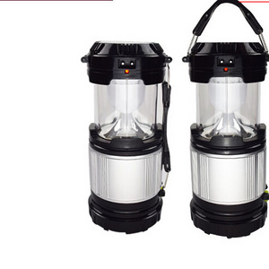 rechargeable camping lantern Solar power AC Charger USB power bank High bright hand bar solar led lantern