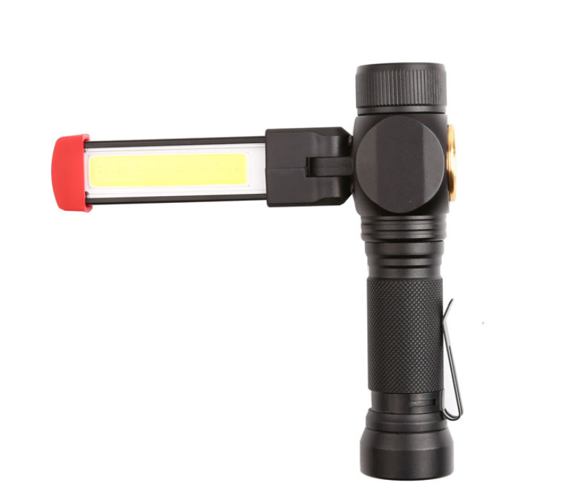 The newest usb rechargeable foldable magnetic led torch flashlight