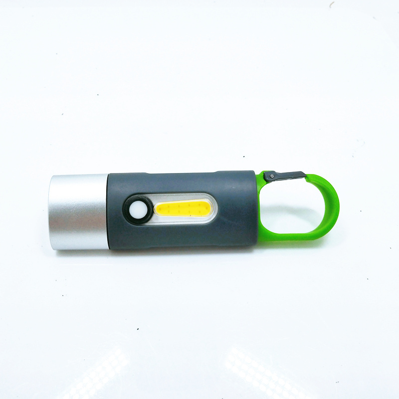 Hot Sale Super Bright Portable Zoomable XPE LED Mini COB Aluminum Flashlight with COB Side Lights For Outdoor